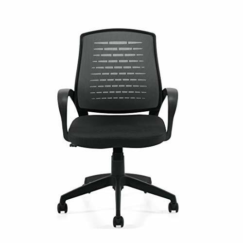 GOF Ergonomic Gray Mesh Back Chair Swivel Task Seat Tilt Lock High Rise Base - Picture 1 of 6