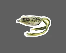 Top Water Frog Sticker Fishing Waterproof Fish Outdoor Nature Gift NEW