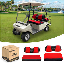 Golf Cart Front with Rear Seat Cover Set for EZGO TXT RXV  Club Car DS 4 Passen