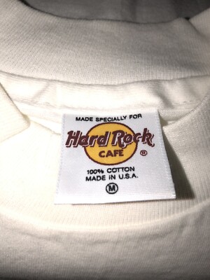 Vintage Hard Rock Cafe Honolulu T-Shirt Tee Size Medium White