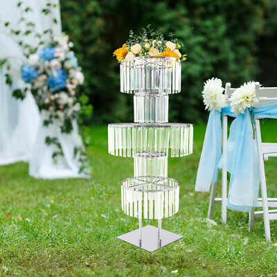 5 Tier Round Flower Stand for Wedding Reception Birthday Party Events Home Decor