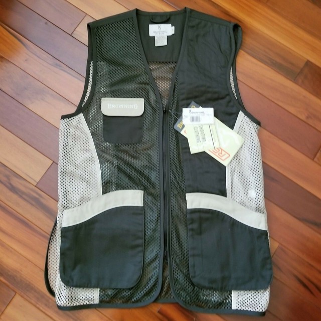 Browning Womens Sporter II Left Hand Shooting Vest Green/khaki L Skeet