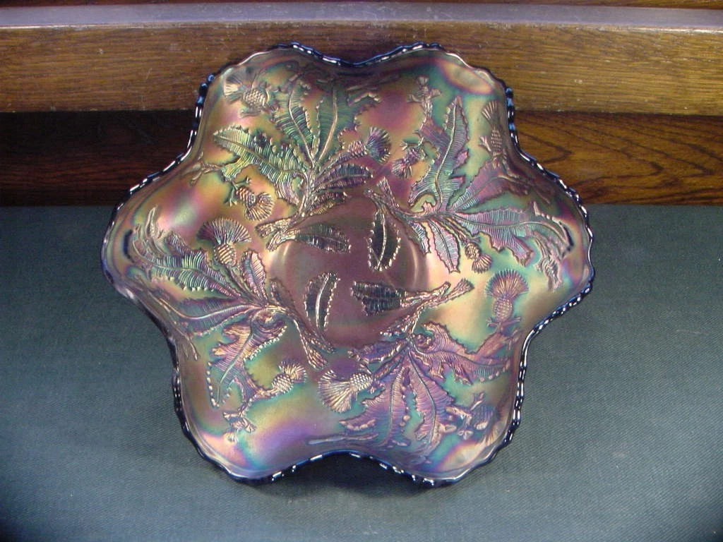 fenton blue carnival glass products for sale | eBay