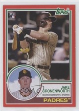 2021 Topps Archives 1983 Topps Red 32/75 Jake Cronenworth #156 2g8