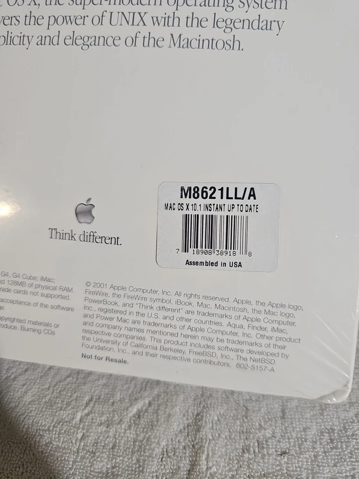 Apple Mac OS X M8621LL/A Sealed Package - Image 4 of 4