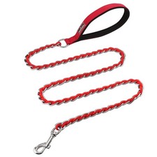 Chain Dog Leash Chew Proof Metal Leash for Medium Large Dogs, Chain Link Dog ...