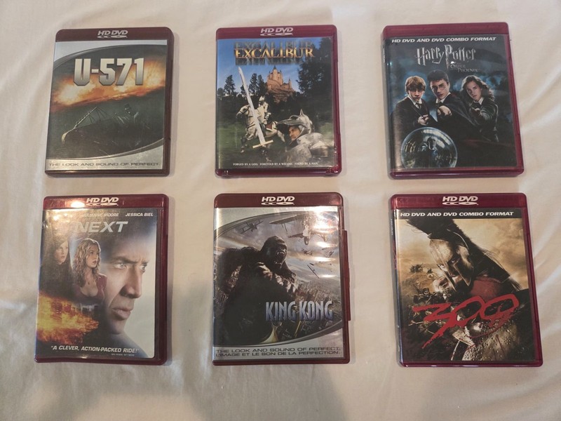 Six HD DVD Movies