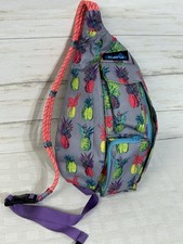 KAVU Pineapple Pirouette Rope Backpack Classic Sling Bag for Outdoor Adventures