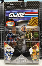 GI Joe 25th Anniversary Comic Pack Armored Cobra Commander & Gung Ho Figure 2008