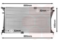 KüHler, Motor KüHlung 43002490 VAN Wezel FüR Renault Opel Nissan