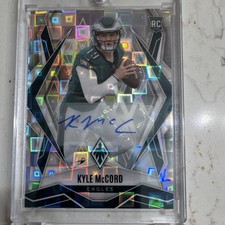 2025 Panini Phoenix Rookie Autograph Kyle McCord #173 Eagles NFL
