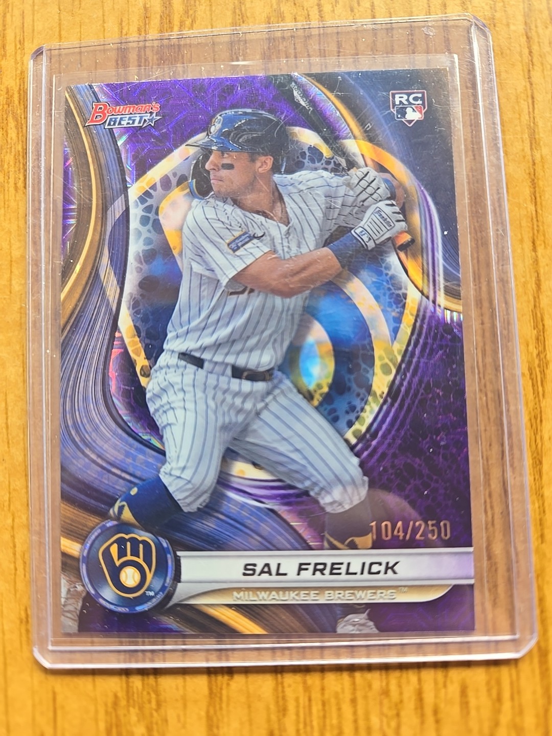 2024 Bowman's Best - Sal Frelick #37 Purple Refractor /250 (RC)