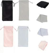 Microfiber Glasses Sunglasses Pouch  Sunglasses Case  Small Drawstring Pouch, with