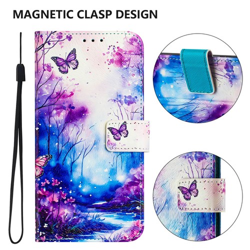 For Motorola G86 G05 G56 E14 E15 Edge 60 Printed Wallet Leather Phone Case Cover - Picture 100 of 168
