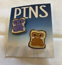 Kalan Peanut Butter And Jelly Lapel, Purse, Or Backpack Pins