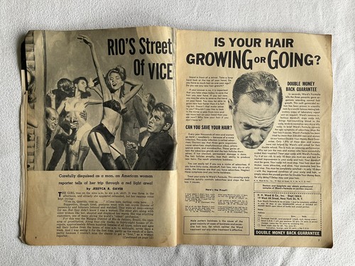 Vintage “Real Action” Rugged Stories For Men Magazine, Glamour & Adverts, 1964 - Picture 9 of 24