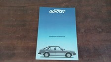 Autoprospekt Honda Quintet aus den frühen 1980ern.