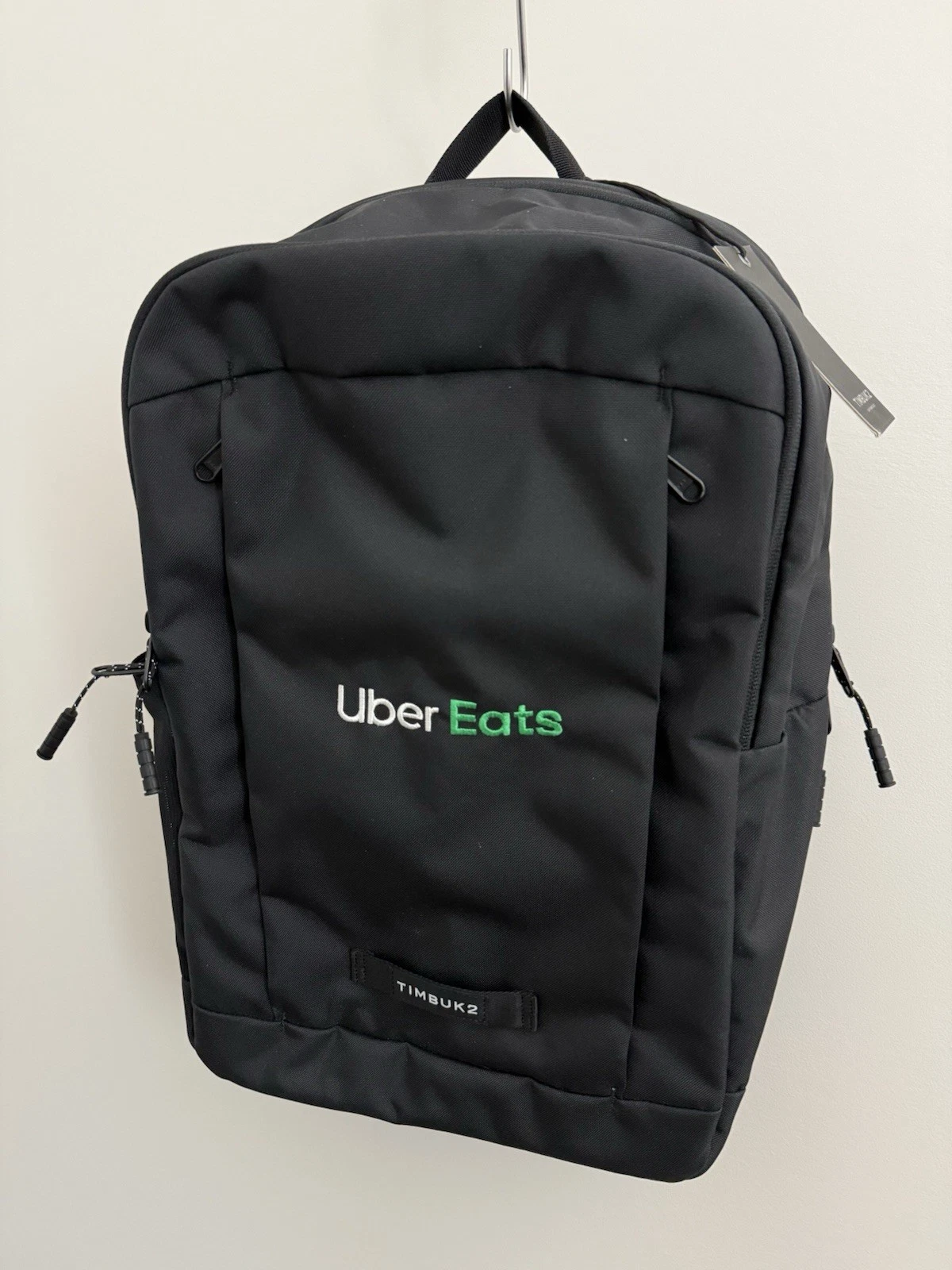 Timbuk2 Parkside Eco Backpack Bag Pockets Black 20 Liter Logo Uber Eats New NWT