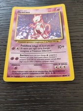 Pokémon Mewtwo Holo 10/102 Set Base Italiano Wizards of the Coast 1999 Rara