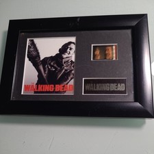 The Walking Dead : Official Framed Film Cell Print : 7.5 x 5.5 inch : Black