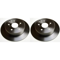 2X Denckermann Bremsscheiben 280Mm Voll Hinten Passend FüR Toyota Avensis | B130