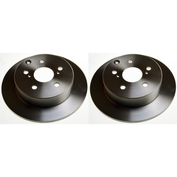 2X Denckermann Bremsscheiben 280Mm Voll Hinten Passend FüR Toyota Avensis | B130-image