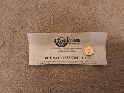 Johnson Coin Magic- Ultimate Expanded (coin) Shell Half- Dollar- Heads-