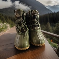 Epicstep Kids Waterproof Rain Snow Boots Boys Girls Warm Lined Winter Outdoor