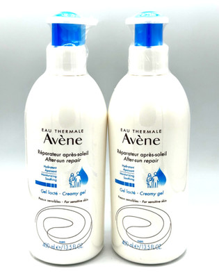 Lot/2 Avene Eau Thermale After Sun Repair Moisturizing Soothing Creamy Gel ~