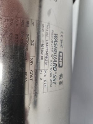 Leeson WASHGUARD C145T34WK21A Motor 191492.00 3HP 3PH  208-230/460V