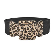 Wide Waistband Elastic Belt for Dress Versatile for Masqurade Prom Accessory