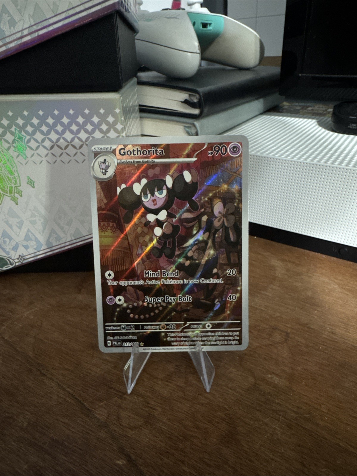 Pokemon 2023 Gothorita 213/193 Paldea Evolved Holo Illustration Rare Near Mint!