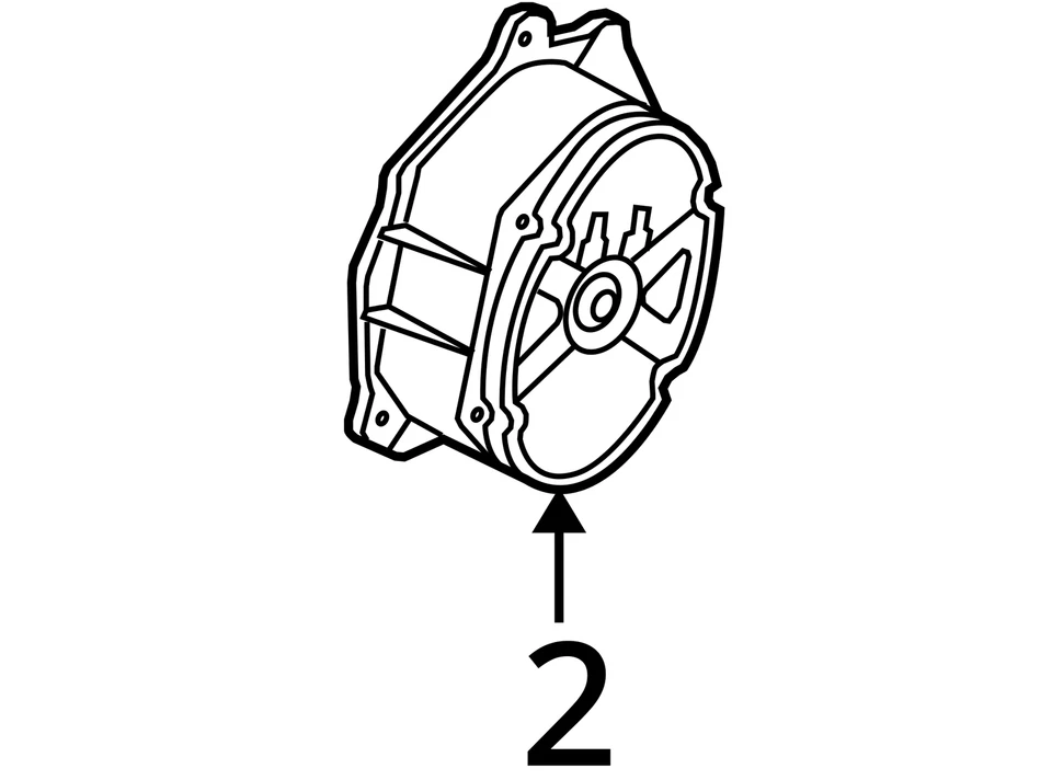 Altavoz sedán Ford Taurus Police Interceptor 2011-2019 ASY DG1Z18808J - NUEVO OEM Foto 3 de 3