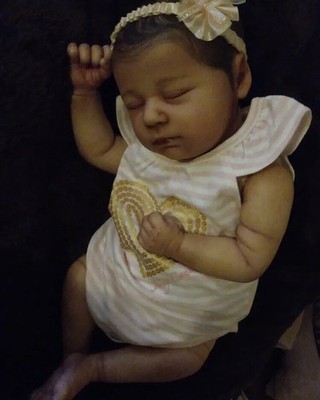 Authentic Biracial Girl Reborn Doll