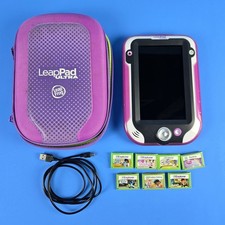 LeapFrog LeapPad Ultra 33300 Pink Learning Tablet Lot 7 Games W/STYLUS