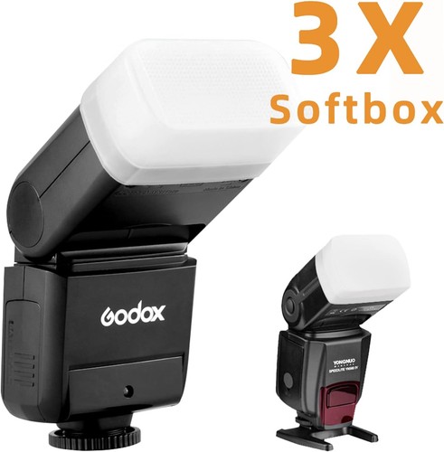 Flash Diffuser for Speedlight [3-Pack], Compatible with Canon 560 565EX ...