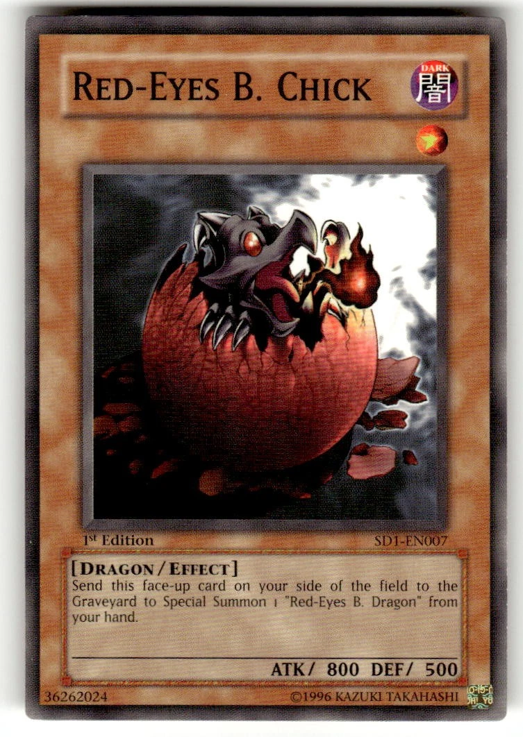 Yugioh Red Eyes B Chick for sale | eBay