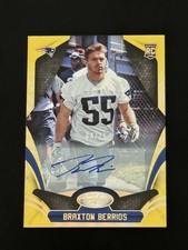 2018 Panini Certified - Rookies Braxton Berrios #180 Mirror Gold /25 (RC)