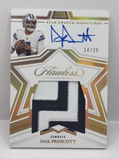 2022 Flawless Dak Prescott Silver Star Swatch Patch Auto Autograph Gold #14/20