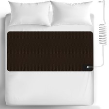 Grounding Mat for Bed 27" x 60" Anti-Slip PU Leather Indoor Earth Therapy Pad...