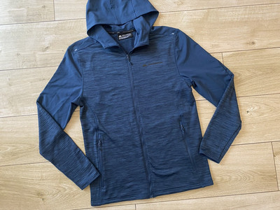 Blaue MONTERRAIN MICRO FLEECE TECH Jacke (M)
