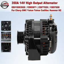 NEW 350A 14V High Output Alternator For Chevy GMC Yukon Tahoe Cadillac Hummer H2