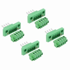 4 Set 4-Pin 5.08mm Pitch Pluggable Screw Terminal Block Connectors