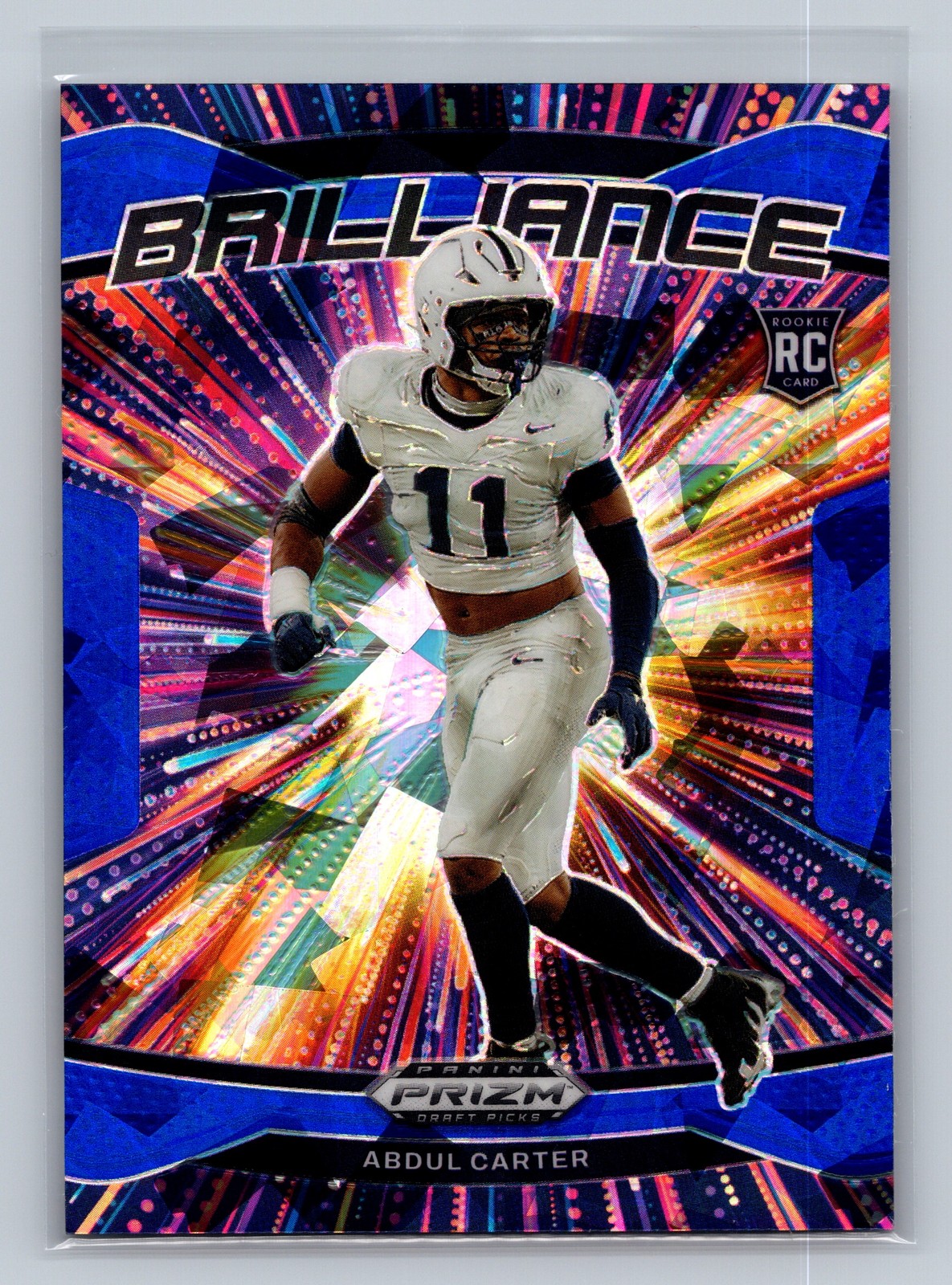 2025 PRIZM DRAFT PICKS #1 ABDUL CARTER BRILLIANCE BLUE ICE /149