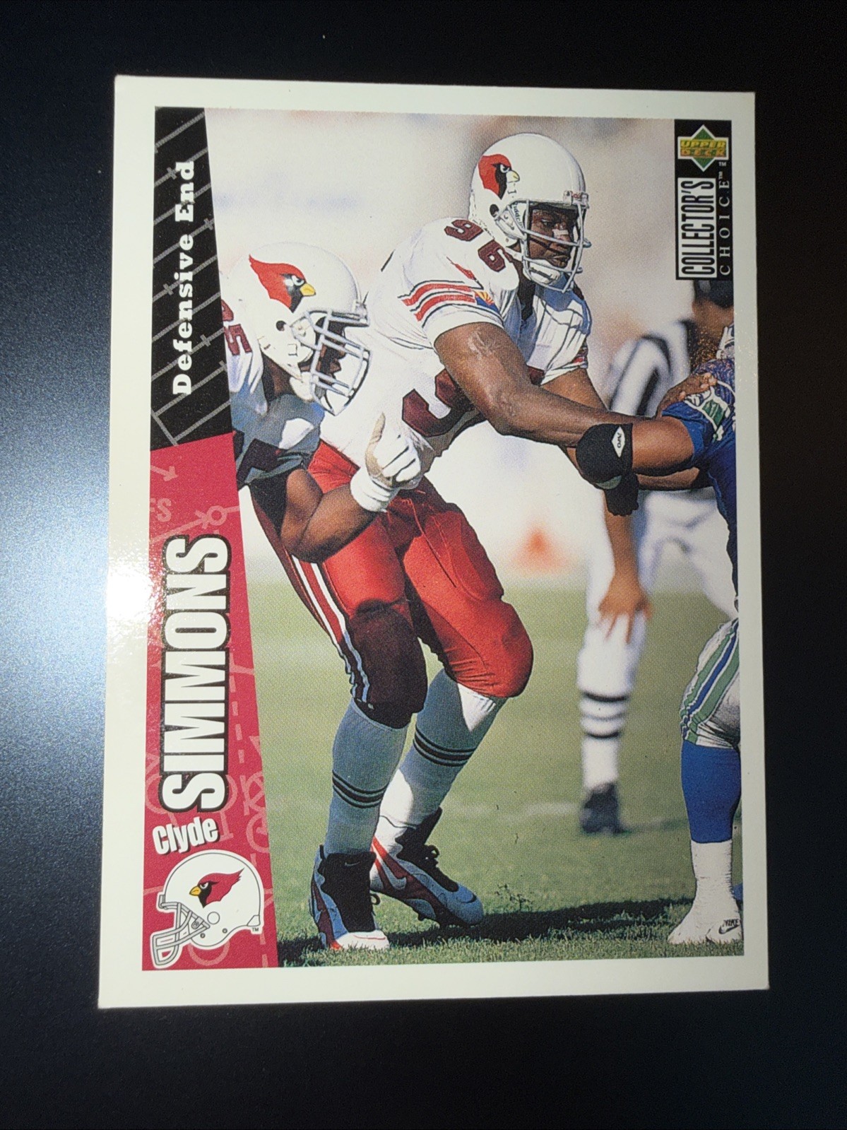 1996 Collector's Choice Clyde Simmons #288 Arizona Cardinals