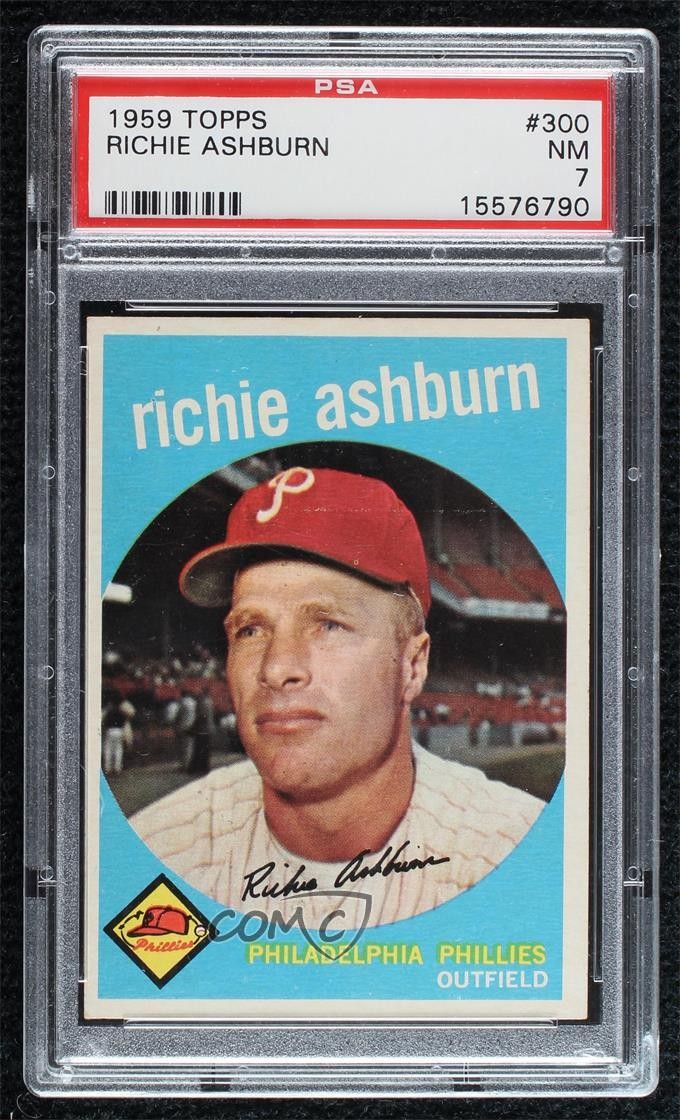 1959 Topps Richie Ashburn #300 PSA 7 HOF 0q4x