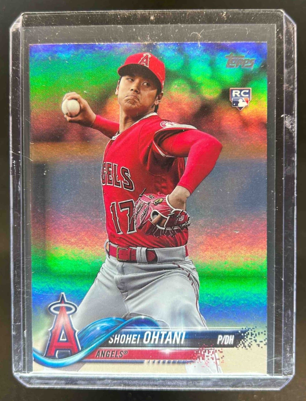 2018 Topps Update Shohei Ohtani RC Rainbow Foil Rookie #US1 Angels
