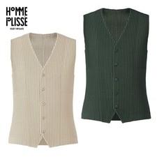 ISSEY MIYAKE Tailored Pleated Vest JE157 53982893