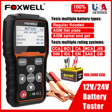 Foxwell Bt705 Battery Tester 1224v Battery Load Cranking Charging Analyzer 2026