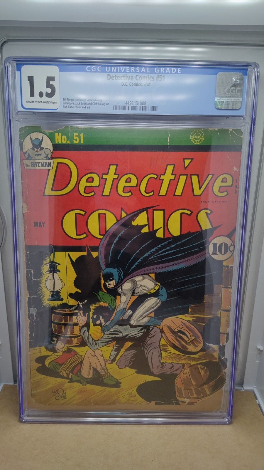 Detective Comics #51 CGC 1.5 DC Comics Golden Age Batman 1941